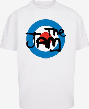 F4NT4STIC Shirt 'The Jam Band Classic Logo' in Wit: voorkant