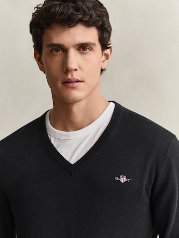 GANT Sweter 'Classic' w kolorze czarny