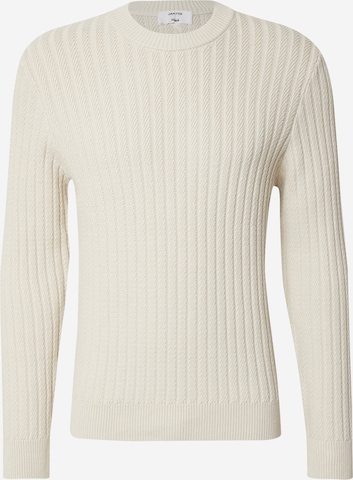 DAN FOX APPARELPulover 'Flynn' - bijela boja: prednji dio