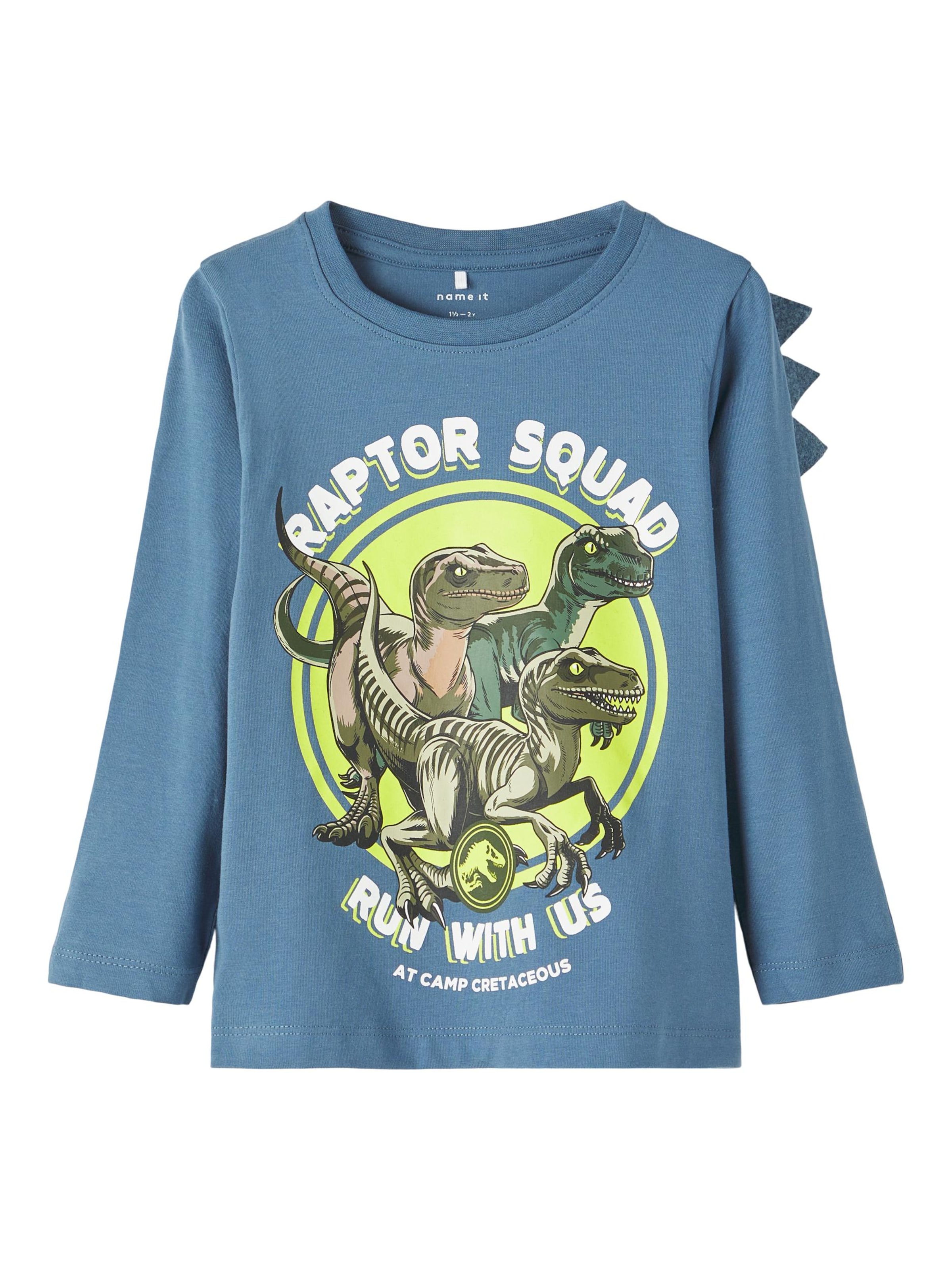 NAME IT Μπλουζάκι 'Jinus' σε μπλε: μπροστά