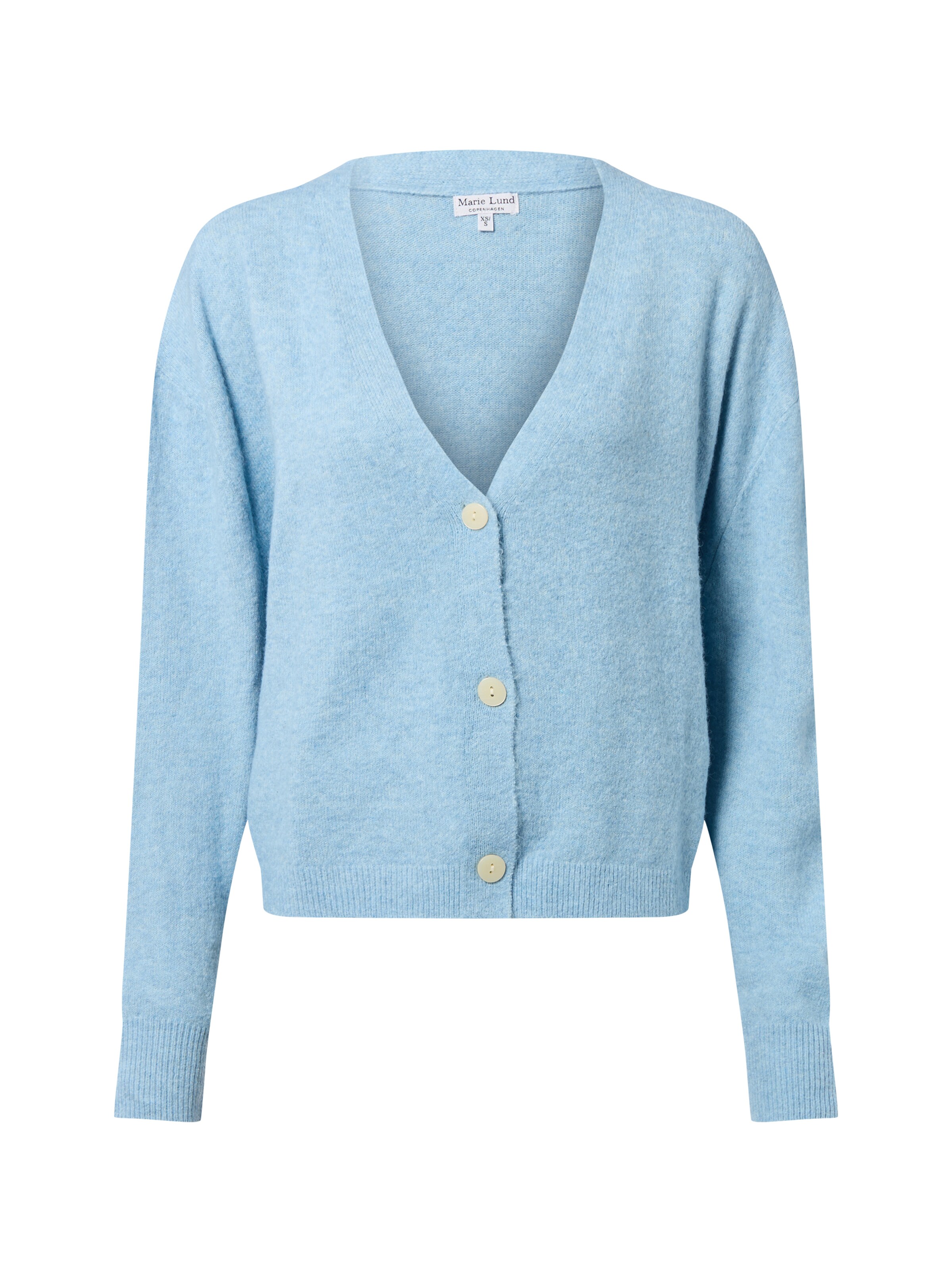 Marie Lund Strickjacke in Blau: Vorderseite