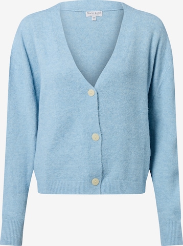 Marie Lund Strickjacke in Blau: Vorderseite