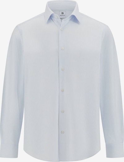 Marškiniai iš Boggi Milano, spalva – šviesiai mėlyna / balta, Prekių apžvalga