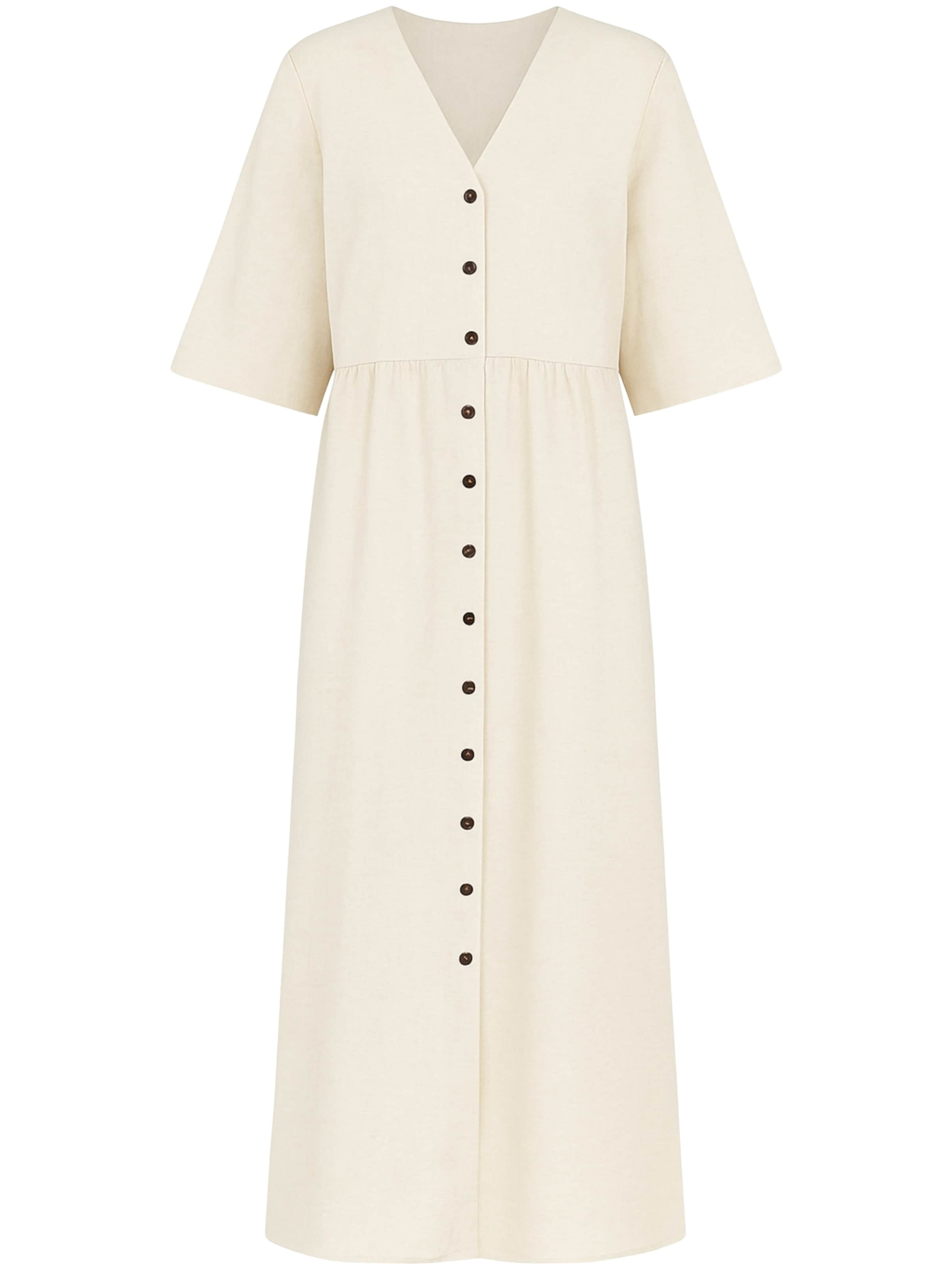 NORR Kleid 'Linea' in Beige: Vorderseite