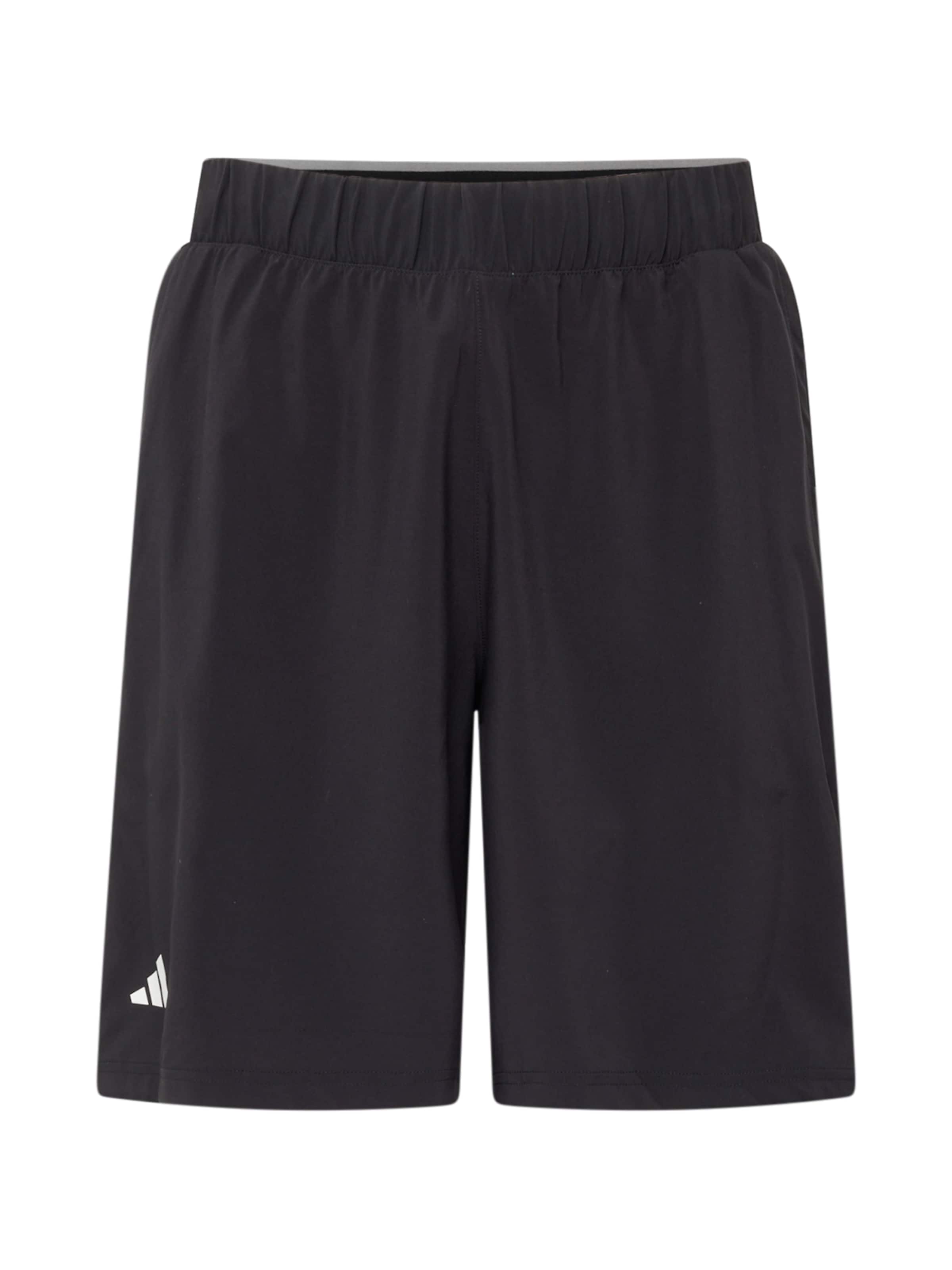 ADIDAS PERFORMANCE Regular Urheiluhousut 'Club' värissä musta: etupuoli