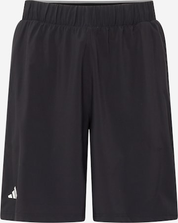 ADIDAS PERFORMANCE - regular Pantalón deportivo 'Club' en negro: frente