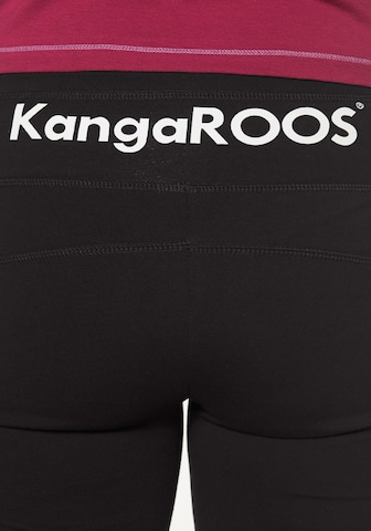 KangaROOS Slimfit 3/4-Funktionshose in Schwarz