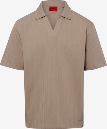 HUGO Shirt 'Dalibo' in Braun: Vorderseite