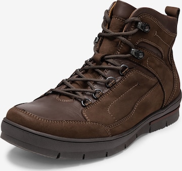 VITAFORM Lace-up boots in Brown: front