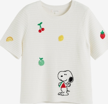 Chinti & Parker Sweater 'Snoopy' in Beige: front