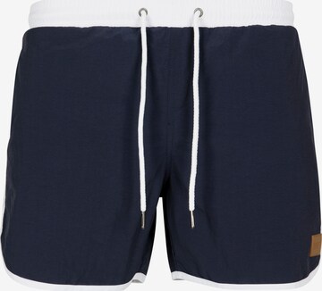 Urban Classics Zwemshorts in Blauw: voorkant