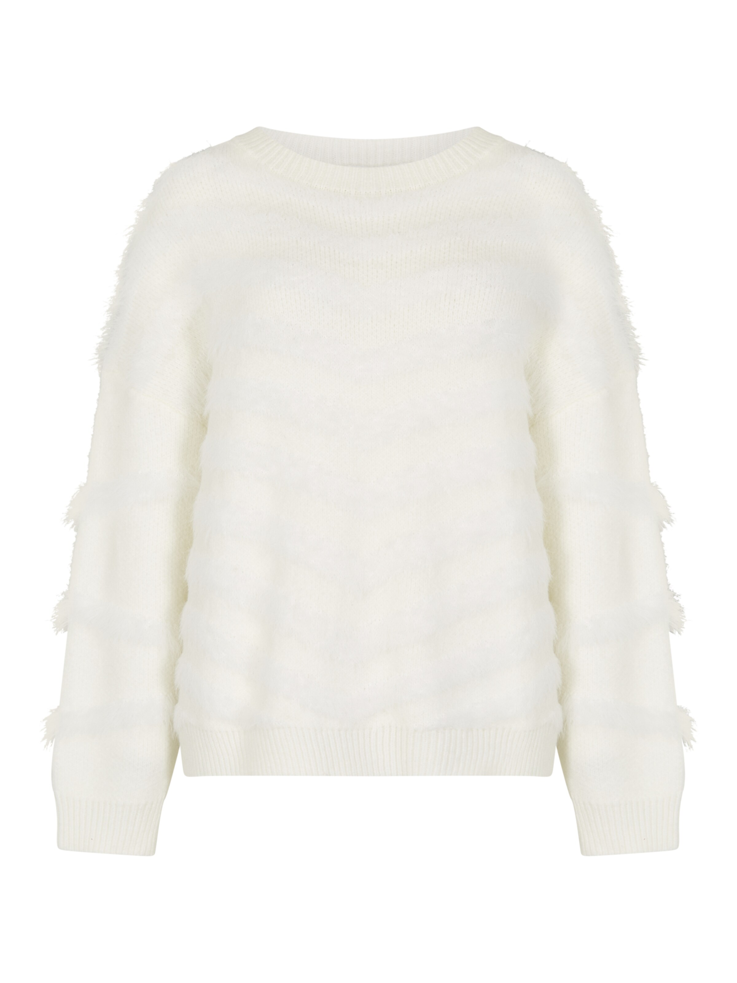 Pull-over ' ' Apricot en blanc : devant
