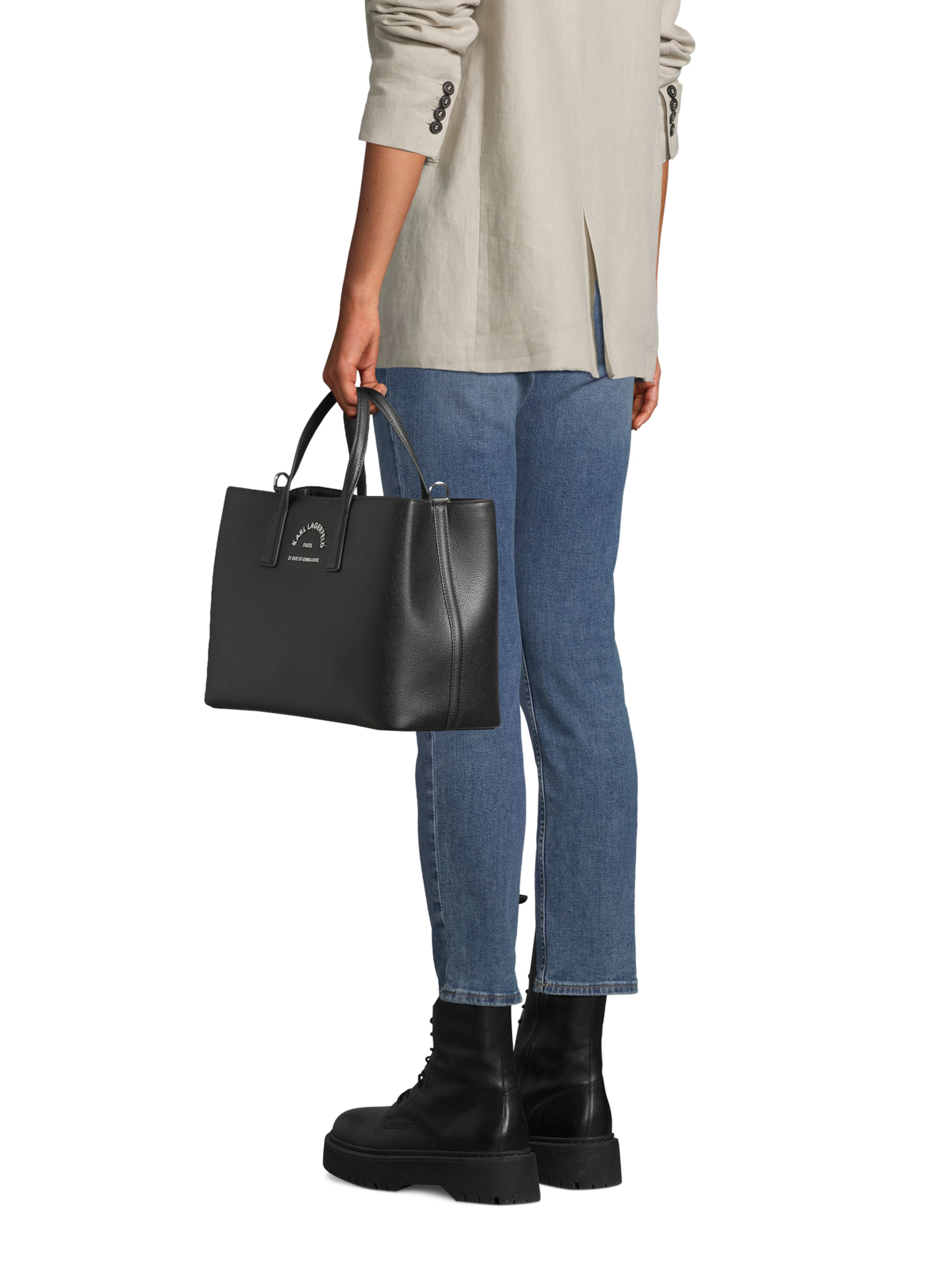 Karl Lagerfeld Дамска чанта в черно