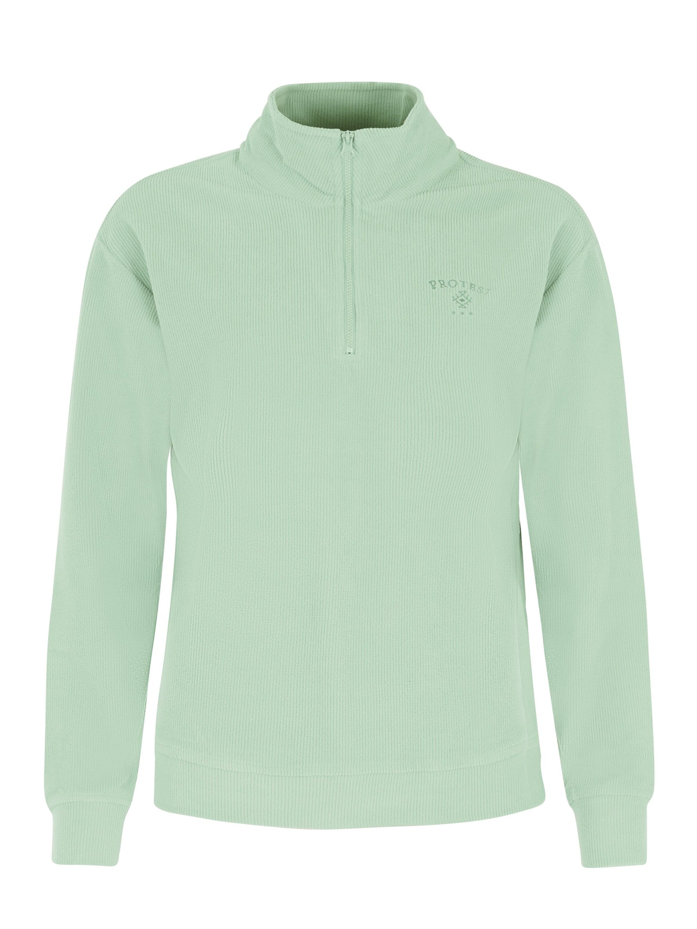 PROTEST Sportief sweatshirt 'PRTNAPPA' in Groen: voorkant