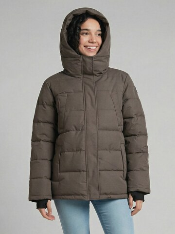 Derbe Winter Jacket 'Sonholm' in Brown: front