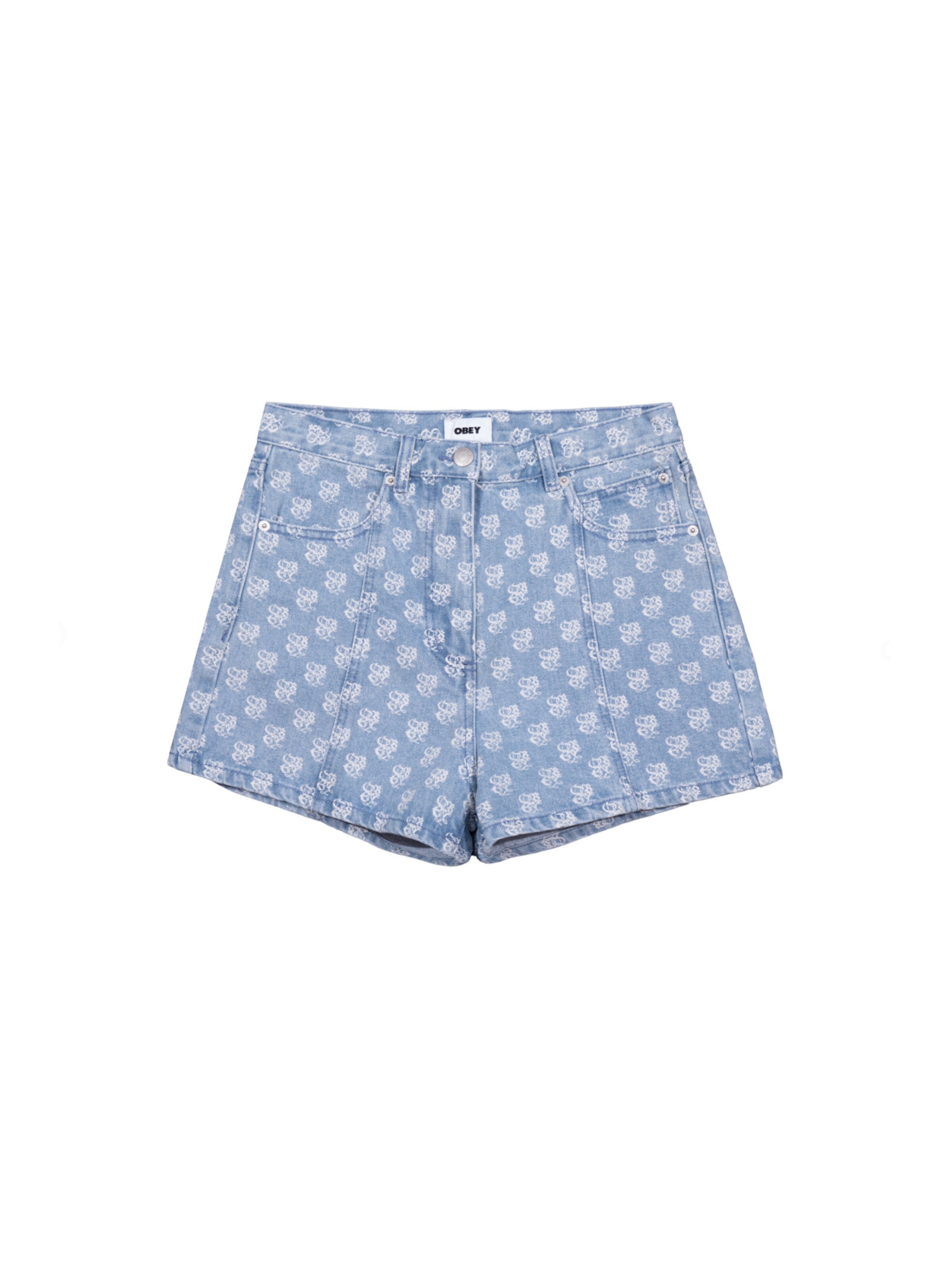 Obey Regular Jeans in Blue: front