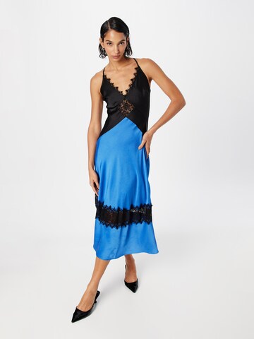 Karen Millen - Vestido en azul: frente