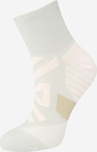Sportinės kojinės iš On, spalva – kremo / šviesiai mėlyna / šviesiai žalia, Prekių apžvalga