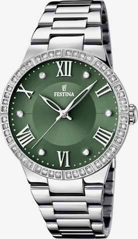 Montre à affichage analogique FESTINA en vert : devant
