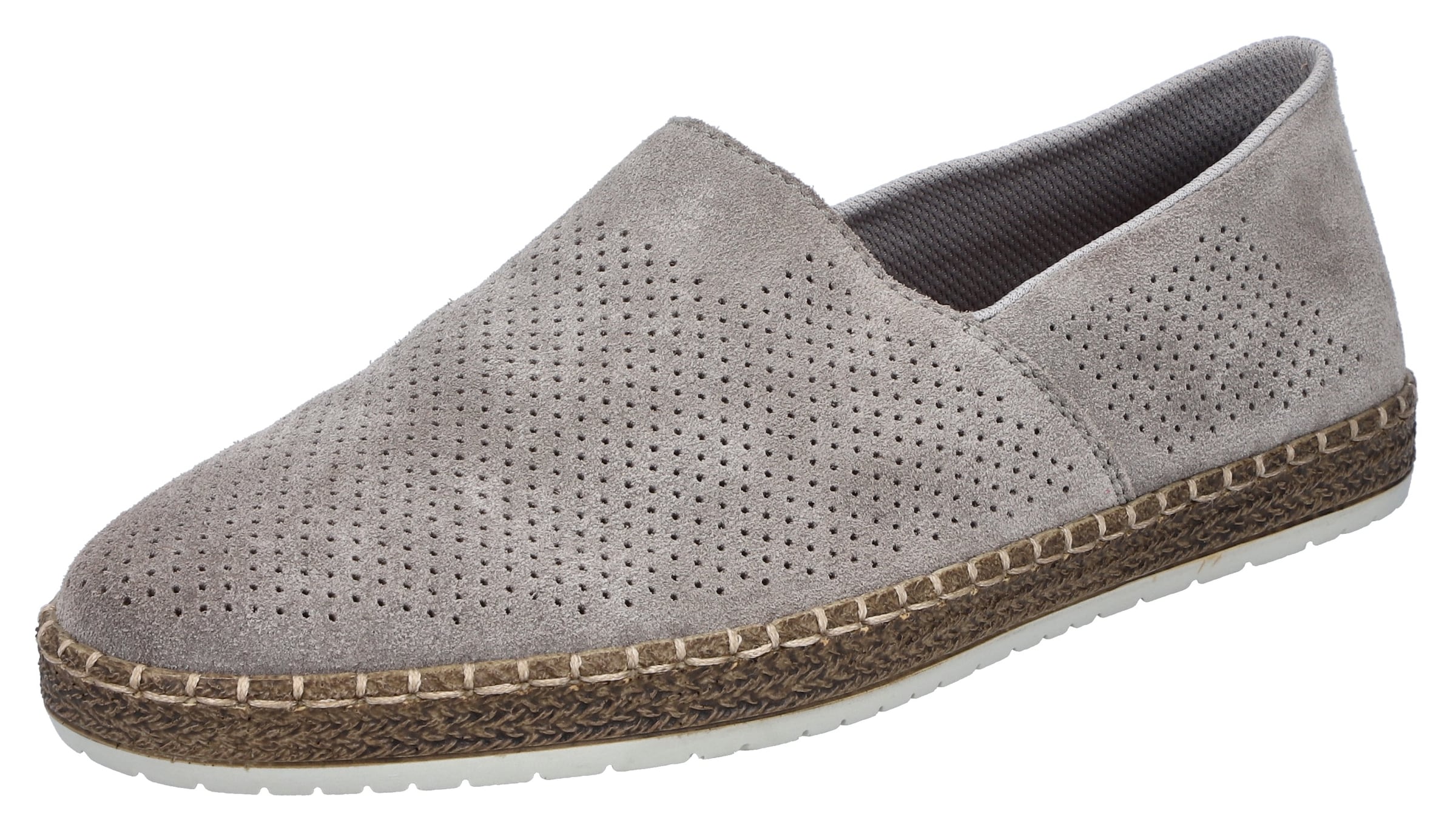 Rieker Slipper in Grau: Vorderseite