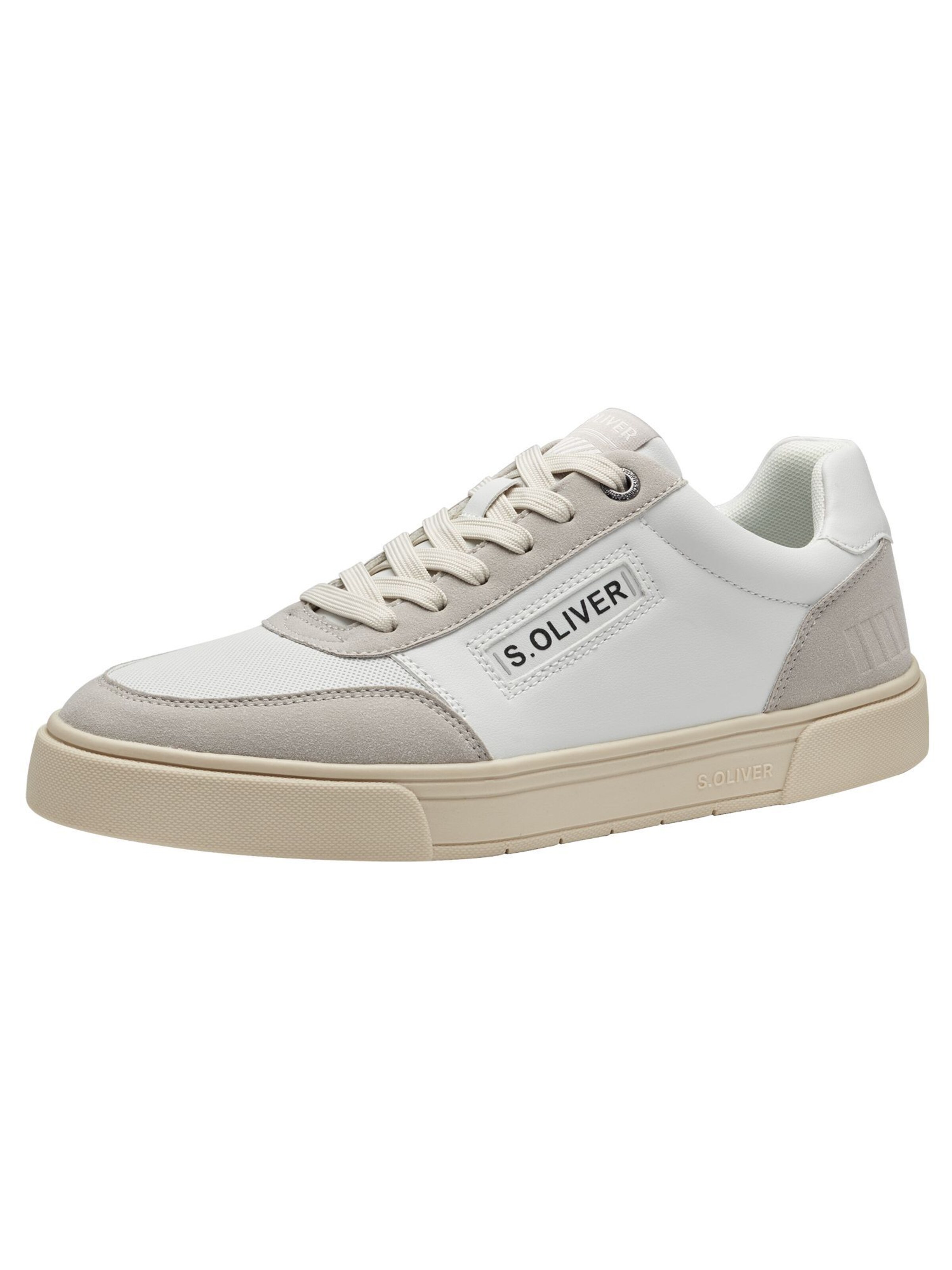 s.Oliver Platform trainers in White: front