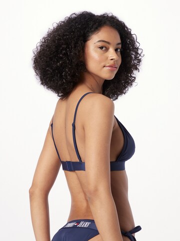 Triangle Hauts de bikini Tommy Jeans en bleu