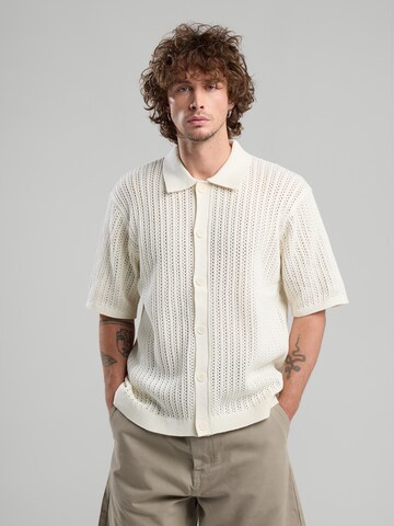 Fit confort Vestes en maille America Today en beige : devant