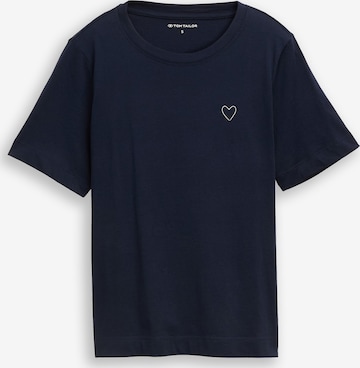 TOM TAILOR - Camiseta en azul: frente