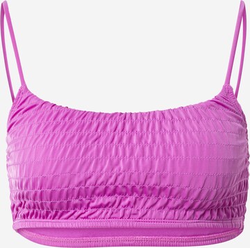 NLY by Nelly - Soutien Bustier Top de biquíni em roxo: frente