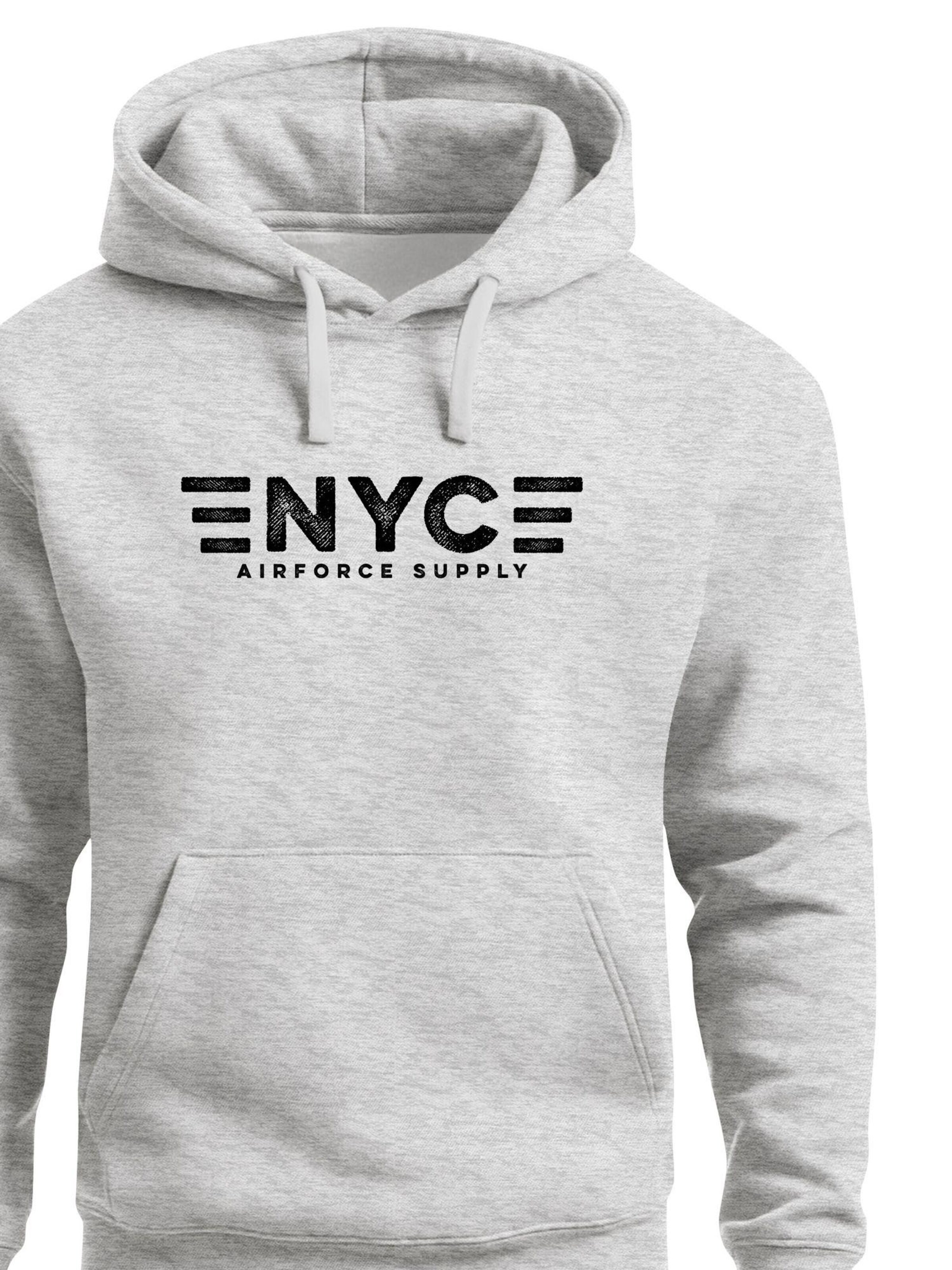Neverless Sweatshirt 'New York Air' in Grey