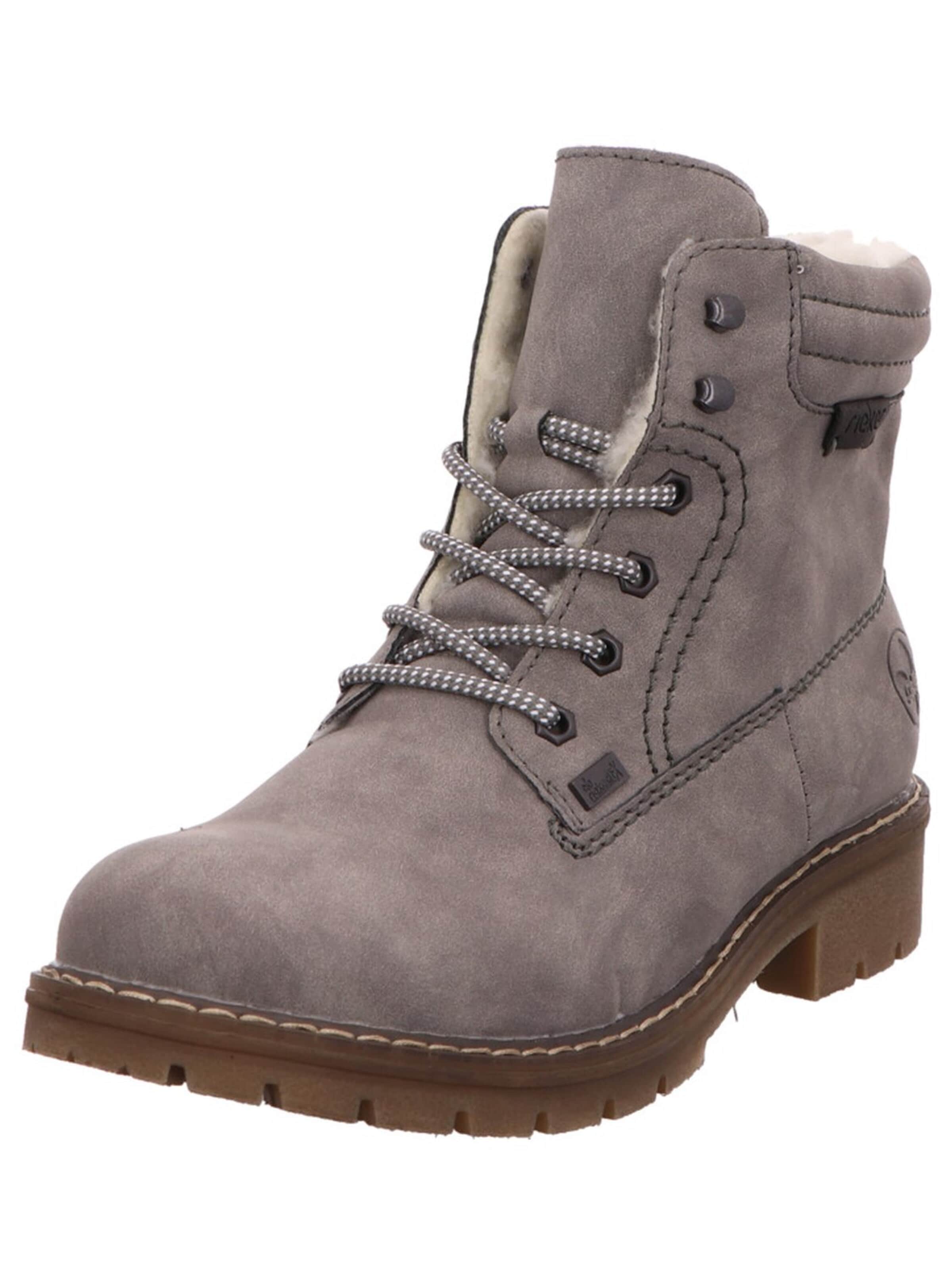 Boots 'Stiefel Damen Y9125-40 Kunststoff (Synthetik) in grau' di Rieker in grigio: frontale