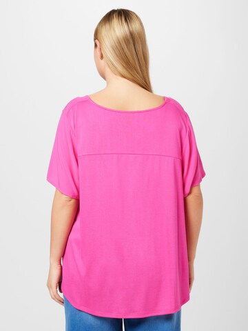 T-shirt 'BRIT' Vero Moda Curve en rouge