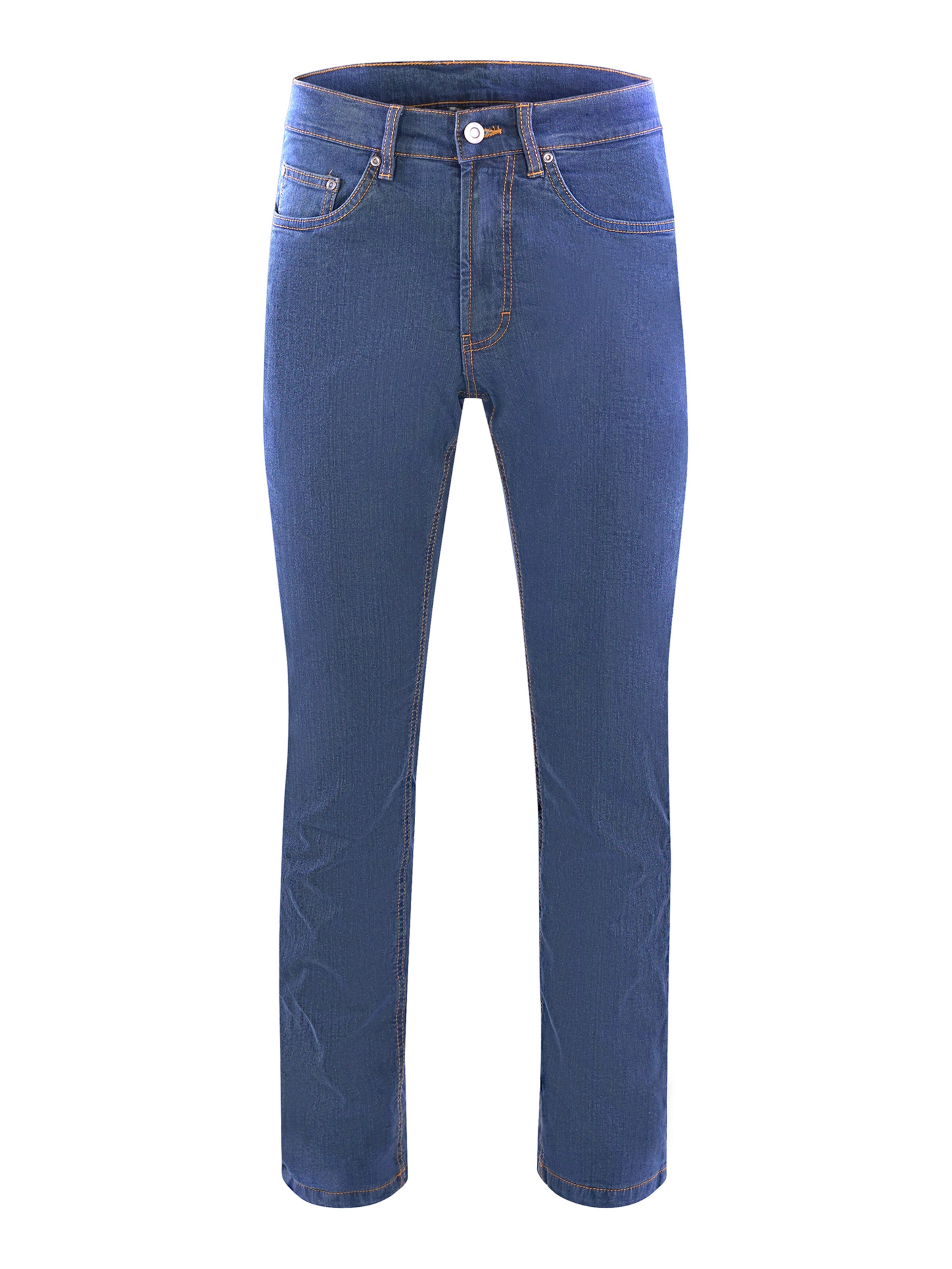 Mill&Tailor Regular Jeans ' Thermo ' in Blau: Vorderseite