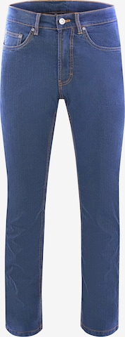 Mill&Tailor Regular Jeans ' Thermo ' in Blauw: voorkant