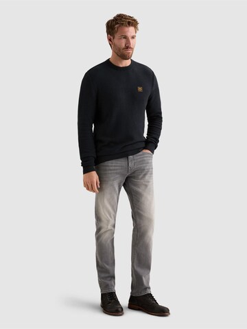 PME Legend Pullover 'Pullover in 100% cotton mouliné with texture' i blå