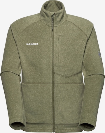 MAMMUT Funktionsfleecejacke 'Tamaro Pro' in Grün: Vorderseite