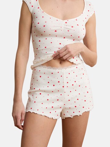 ETAM Pajama Pants 'Vanity' in White: front