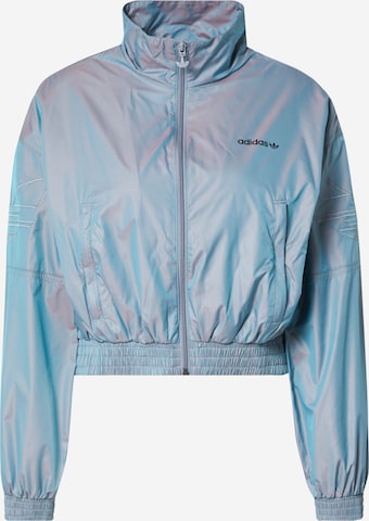 ADIDAS ORIGINALS Jacke 'Iridescent' in Blau: predná strana