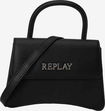 REPLAY Дамска чанта в черно: отпред