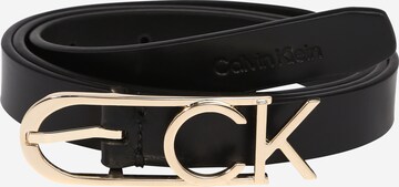 Ceinture Calvin Klein en noir : devant