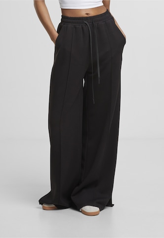 Urban Classics Loosefit Broek 'Palazzo' in Zwart