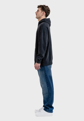 Oldskull Hoodie 'Peach Dyed Basic' in Schwarz