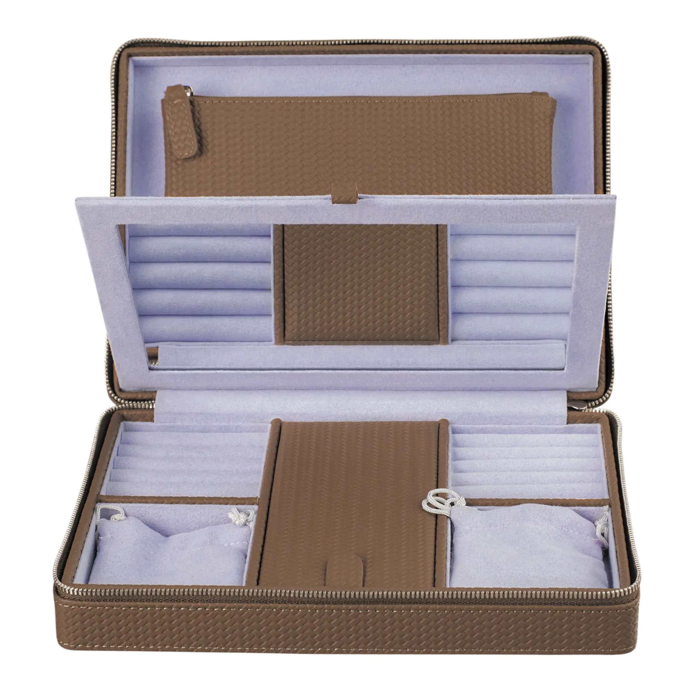 Boîte à bijoux 'Corbello' WINDROSE en marron