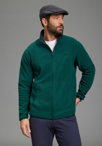 Man's World Fleece Jacket in Green