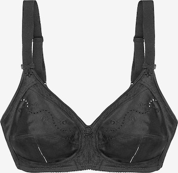 TRIUMPH BH ' Doreen + Cotton ' in Zwart: voorkant