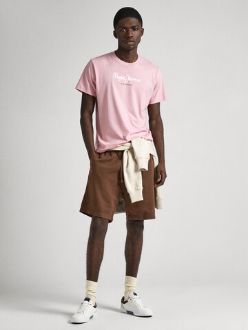 Pepe Jeans T-Shirt 'Eggo' in Pink