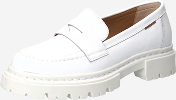 BULLBOXER Classic Flats in White: front