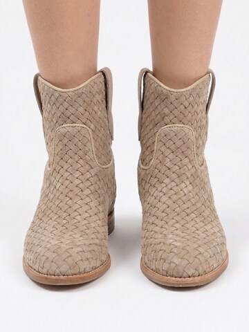 5PM Ankelstøvler 'NOELLE' i beige