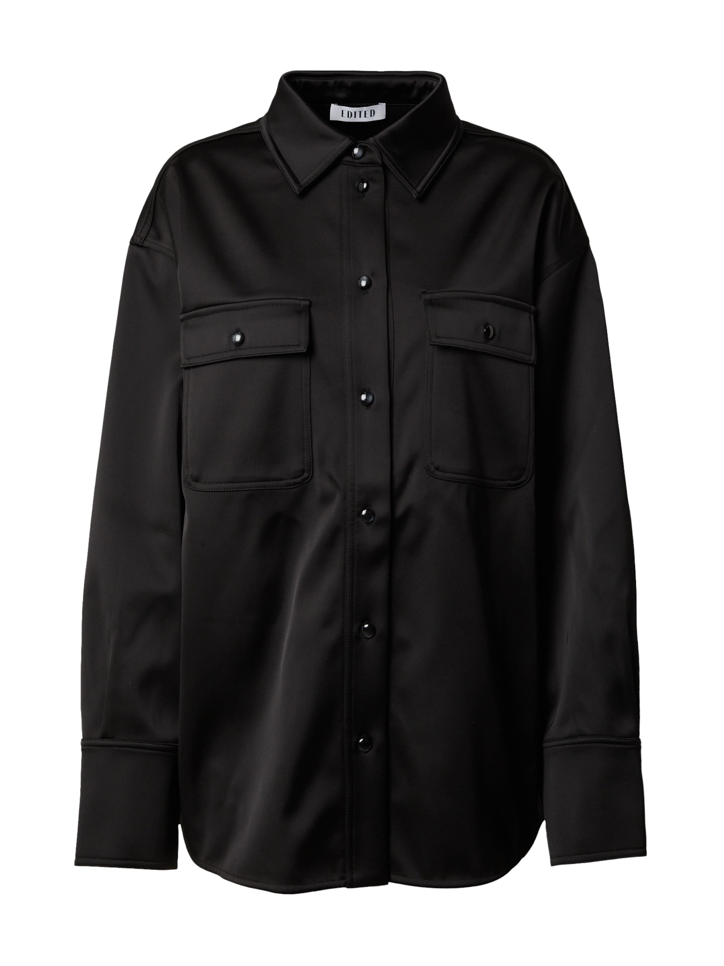 EDITED Bluse 'Juni' i sort: forside