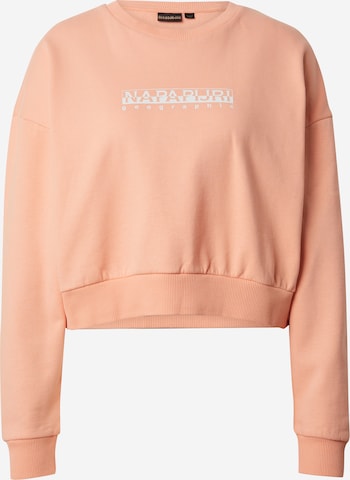 NAPAPIJRI Sweatshirt in Orange: predná strana